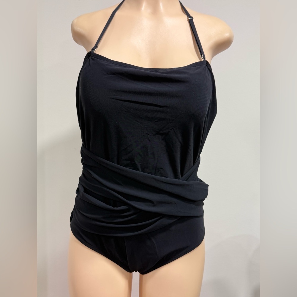 Jones New York Classic Black Swimsuit Size 16